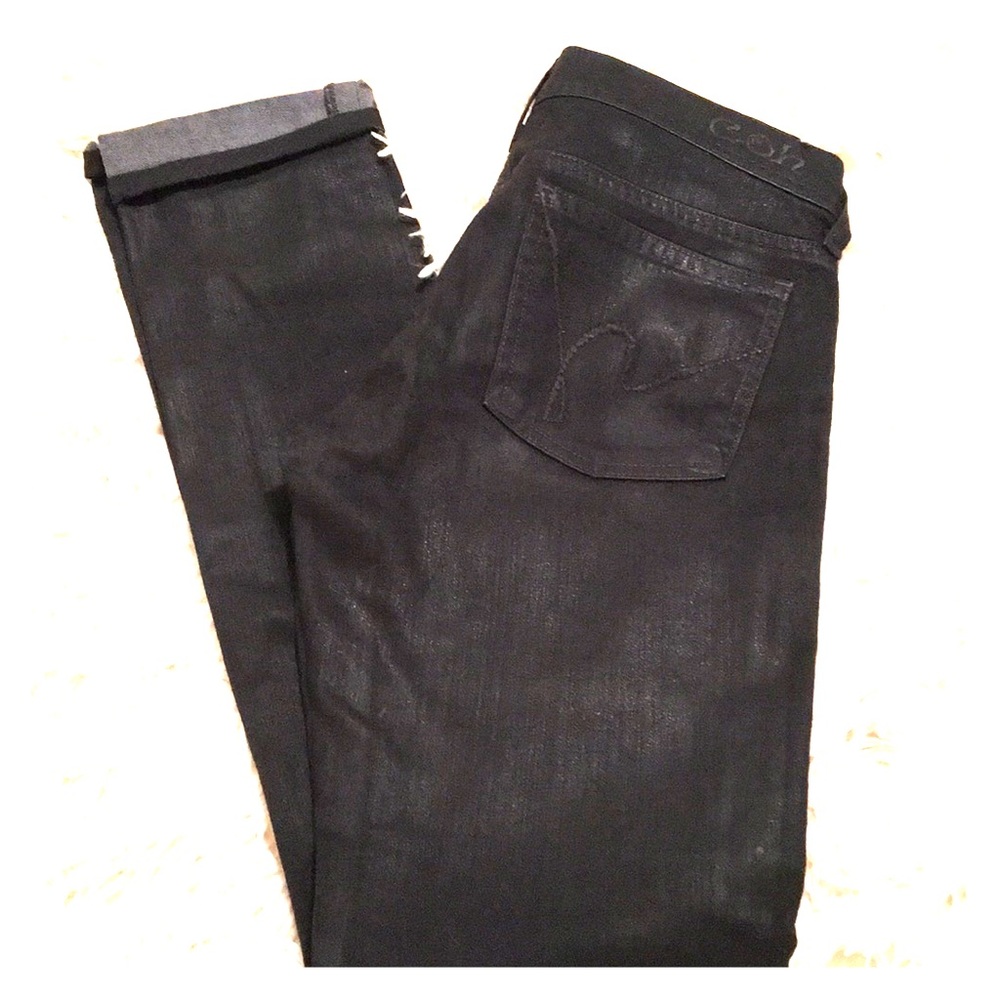 Citizens of humanity shiny black jeans